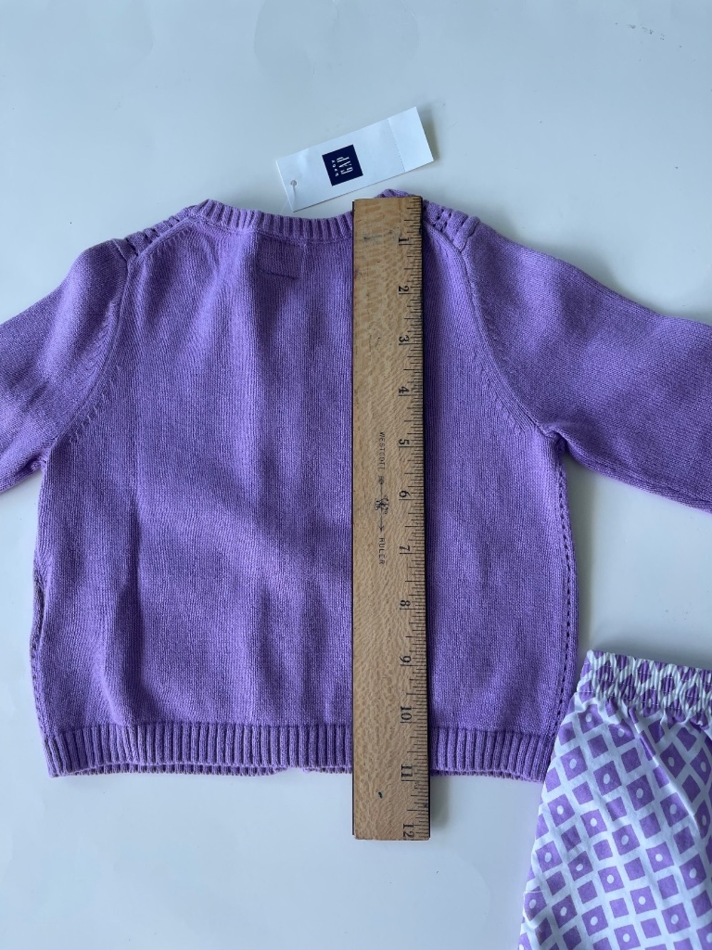 Baby gap girls sweater cardigan and pants Set 3-6 months NEW - Picture 13 of 15